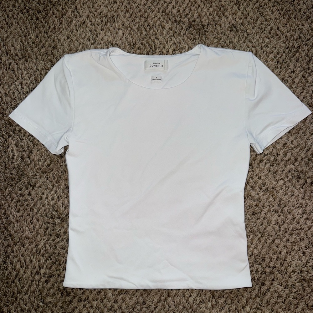 Aritzia Short Sleeve Crop Tee